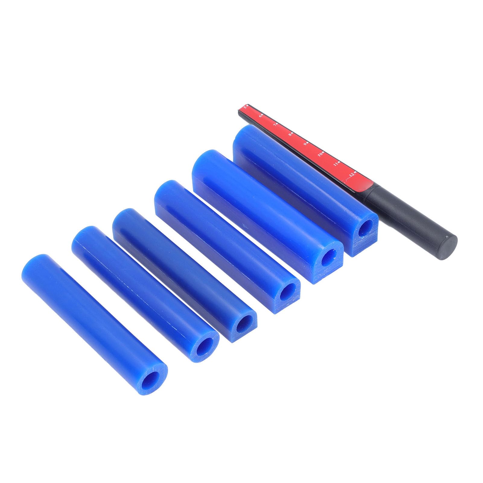 Naroote Kit per Fusione Dura di Tubi per Anelli di Cera per Intaglio da 6 Pezzi con 1 Taglierina, Cera per Intaglio Unica per la Realizzazione di Anelli, Ideale per gli Appassionati di Gioielli