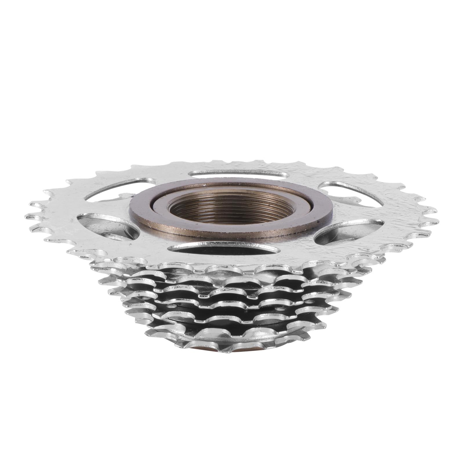 Sosoport Cassette De 7 Velocidades Rueda Compatible Cadenas Estrechas Finish Níquel
