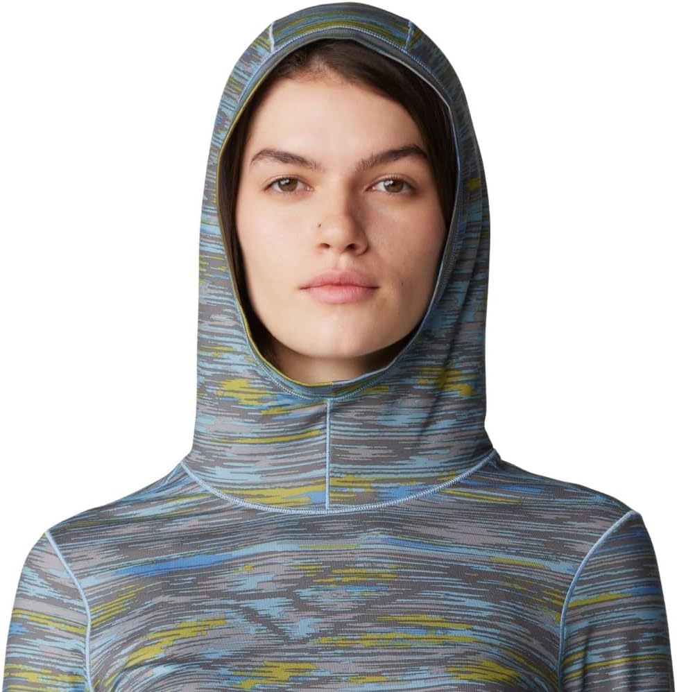 Mountain Hardwear Women's Butter Hoody, Element Stria Print, Large - Image 4