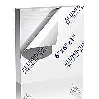 Vista 10 de Placa de aluminio 6061, 12 x 16 x 1/4 pulgadas de grosor, placas de aluminio resistentes con película protectora, placa rectangular de aluminio