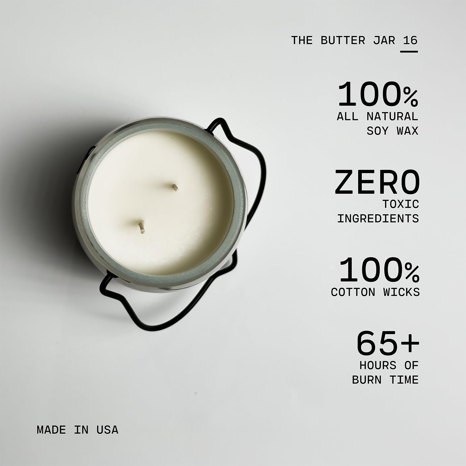 Milkhouse Candle - Vela aromática de soja con aroma a crema, aroma de eucalipto, lavanda, 16 onzas