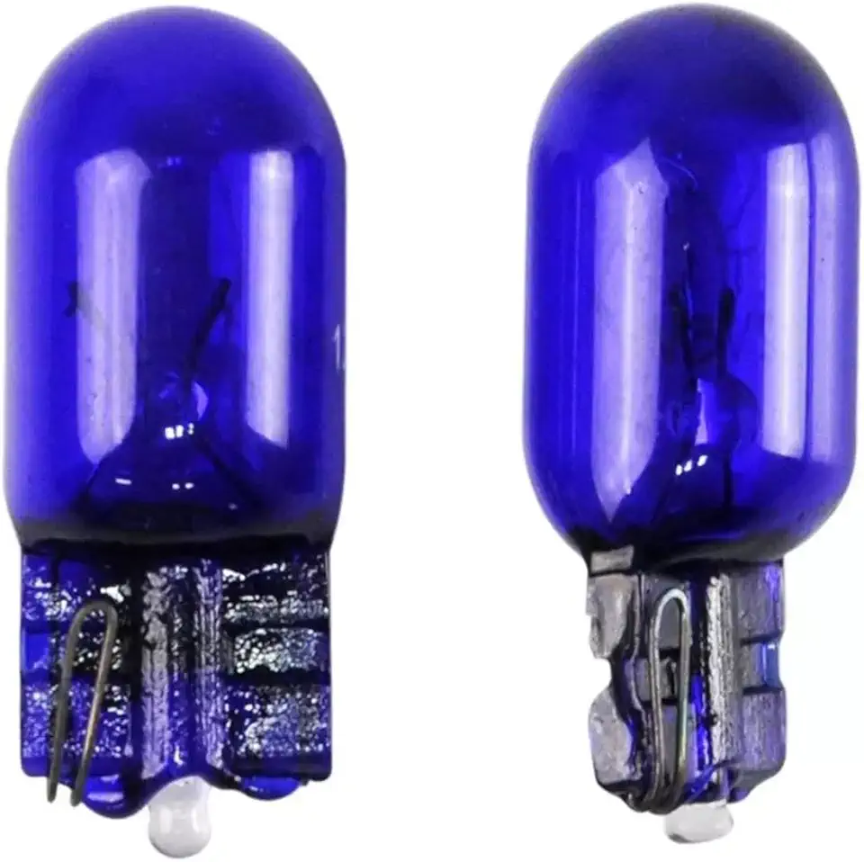 Par de Lâmpadas Pingo T10 Super Branca W5W 12V para Luz Lanterna Placa Farolete