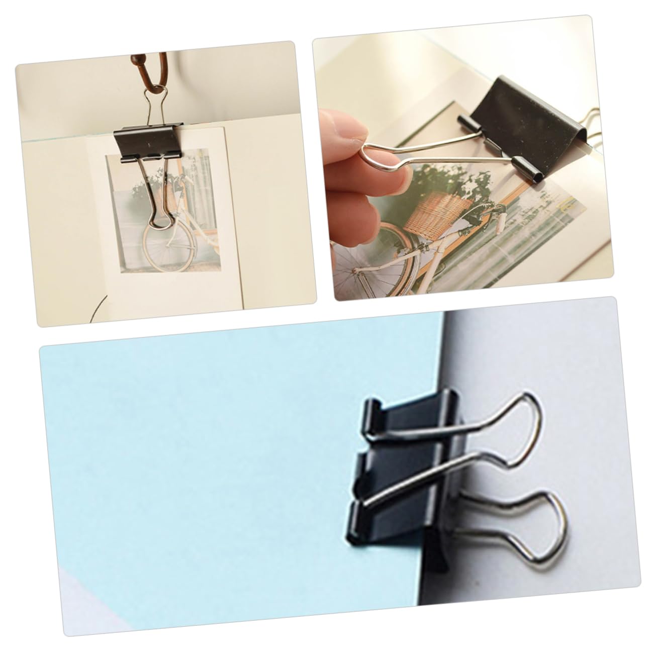 OSALADI 60pezzi Fermagli Per Raccoglitori in Ferro Resistente Fermagli Per Carta All Piccoli Per Ufficio Di Forniture Per Scuola e Cancelleria