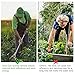 BARAYSTUS Garden Hoe for Weeding Long Handle Hula Hoe Stirrup Hoe Garden Tool Stainless Steel Poles Adjustable Long Handle Weeding Hoe, 55.9 INCH