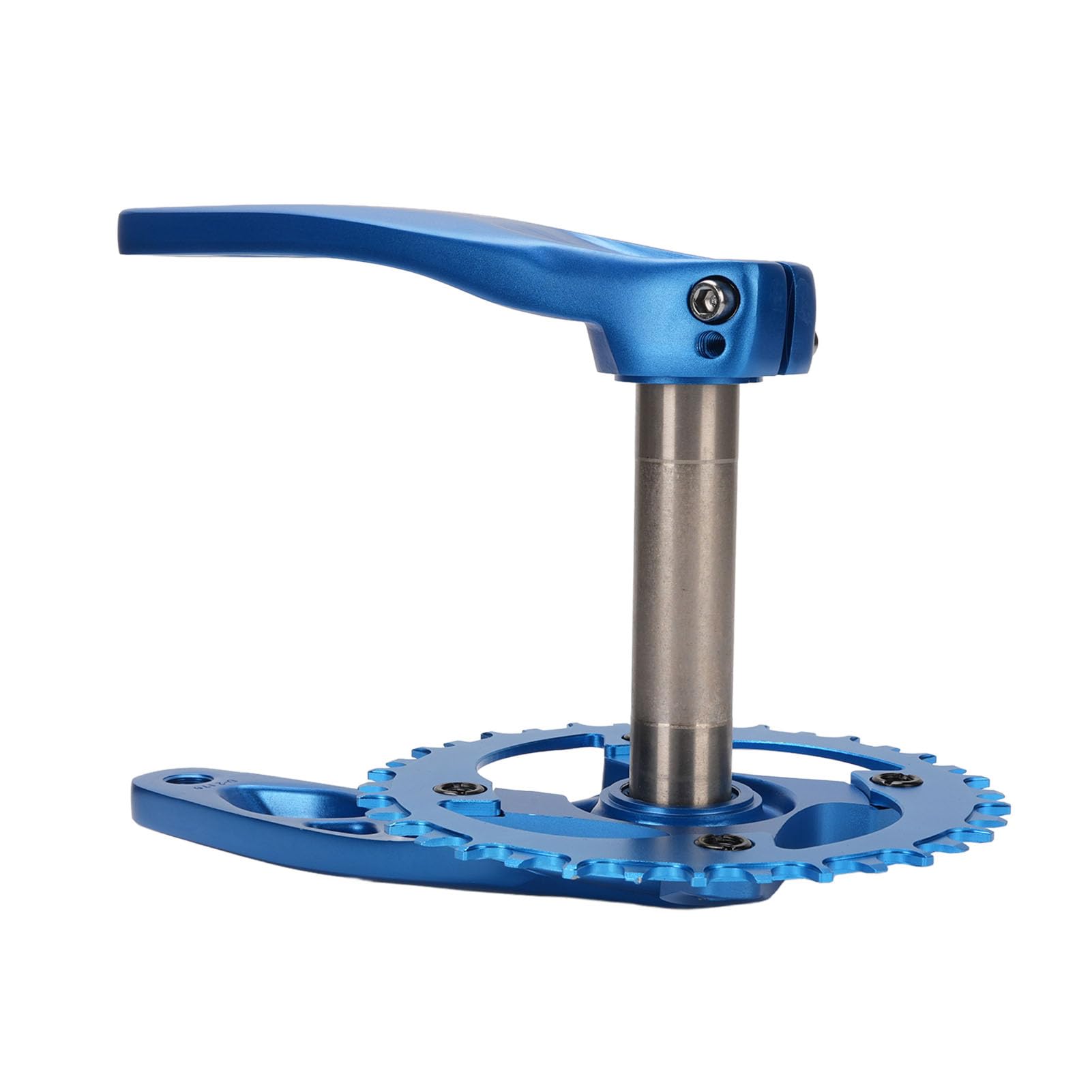 Ejoyous Set Pedivella Bici in Lega di Alluminio Cava Guarnitura Integrata Guarnitura 36T Movimento Centrale per Ciclisti da Strada di Montagna da 8 a 12 velocità Blu
