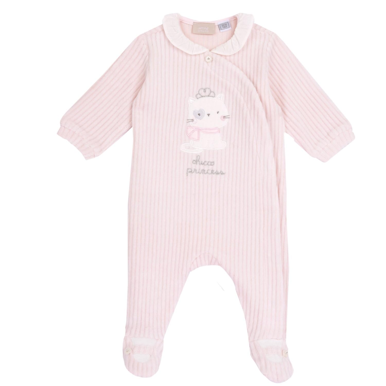 Chicco Baby - Mädchen Overall mit Frontöffnung Bottone, Rosa (5), 6 Monate
