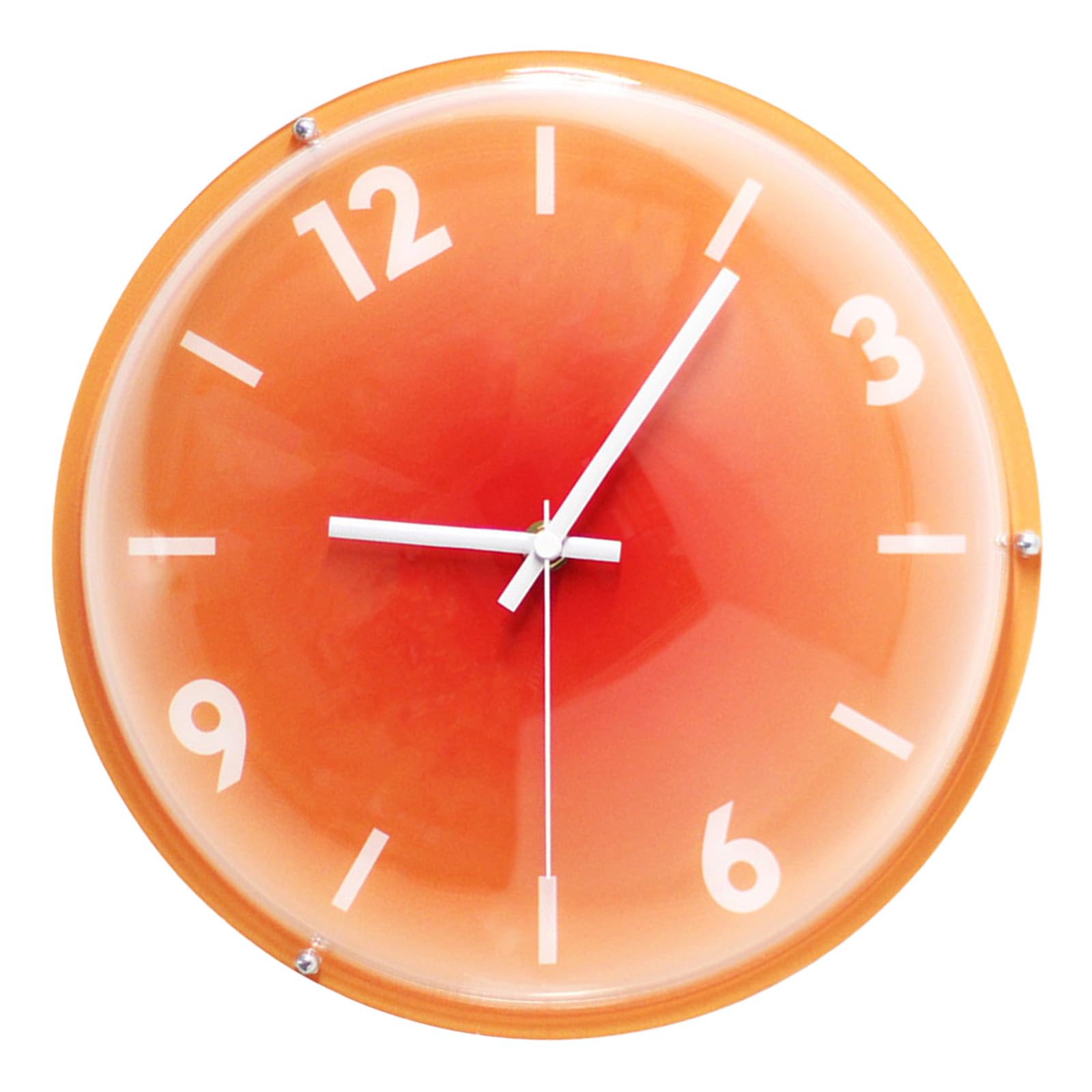 Tsophreniq Stylish Quiet Quartzs Bubble Balloon Clock with Artistic Gradients Pattern Battery Operated for Living Room or Bubble Clock