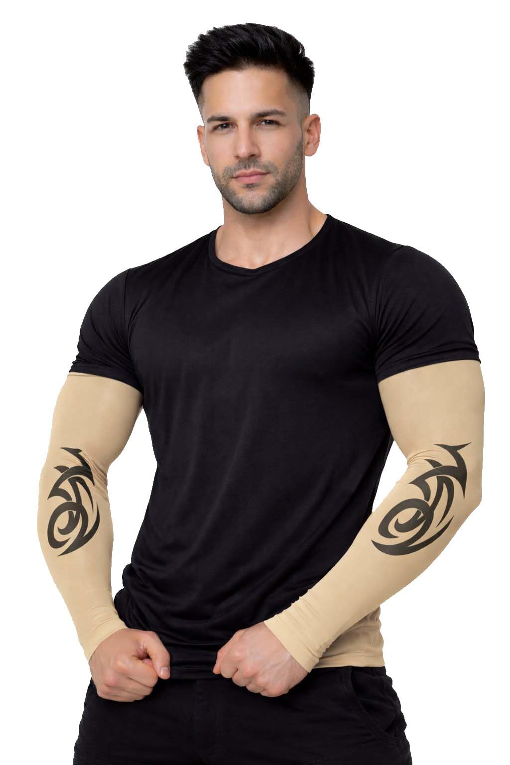 mikoniko Sun Protection Cooling Arm Sleeves for Men & Women | UV Protection | Breathable & Stretchable | Perfect for Running, Cycling, Gym, Cricket & All Outdoor Sports-picture-14