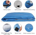 REDCAMP Ultra Sac de couchage léger pour le sac à dos, randonnée, confort pour les adultes temps chaud avec sac de compression, 15-25°C