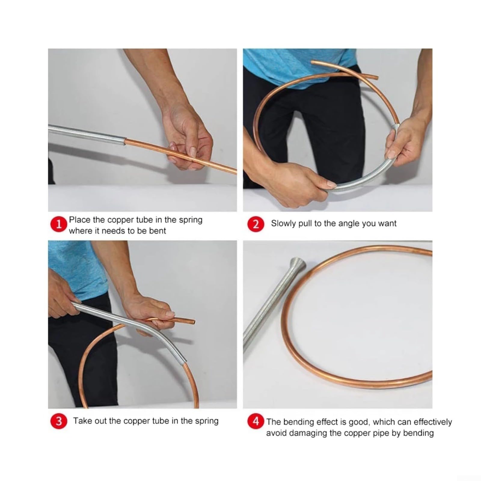 Cintreuse De Tube à Ressort Pour Tube à Paroi Mince - GOTOTOP - GT04162