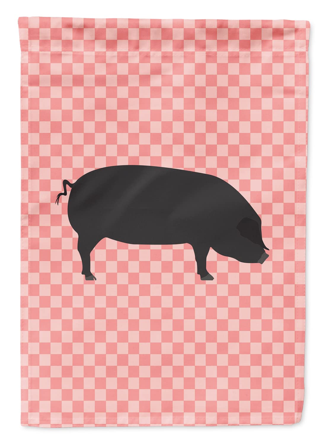 Drapeau de maison Cochon Rose Devon Noir grand format toile multicolore