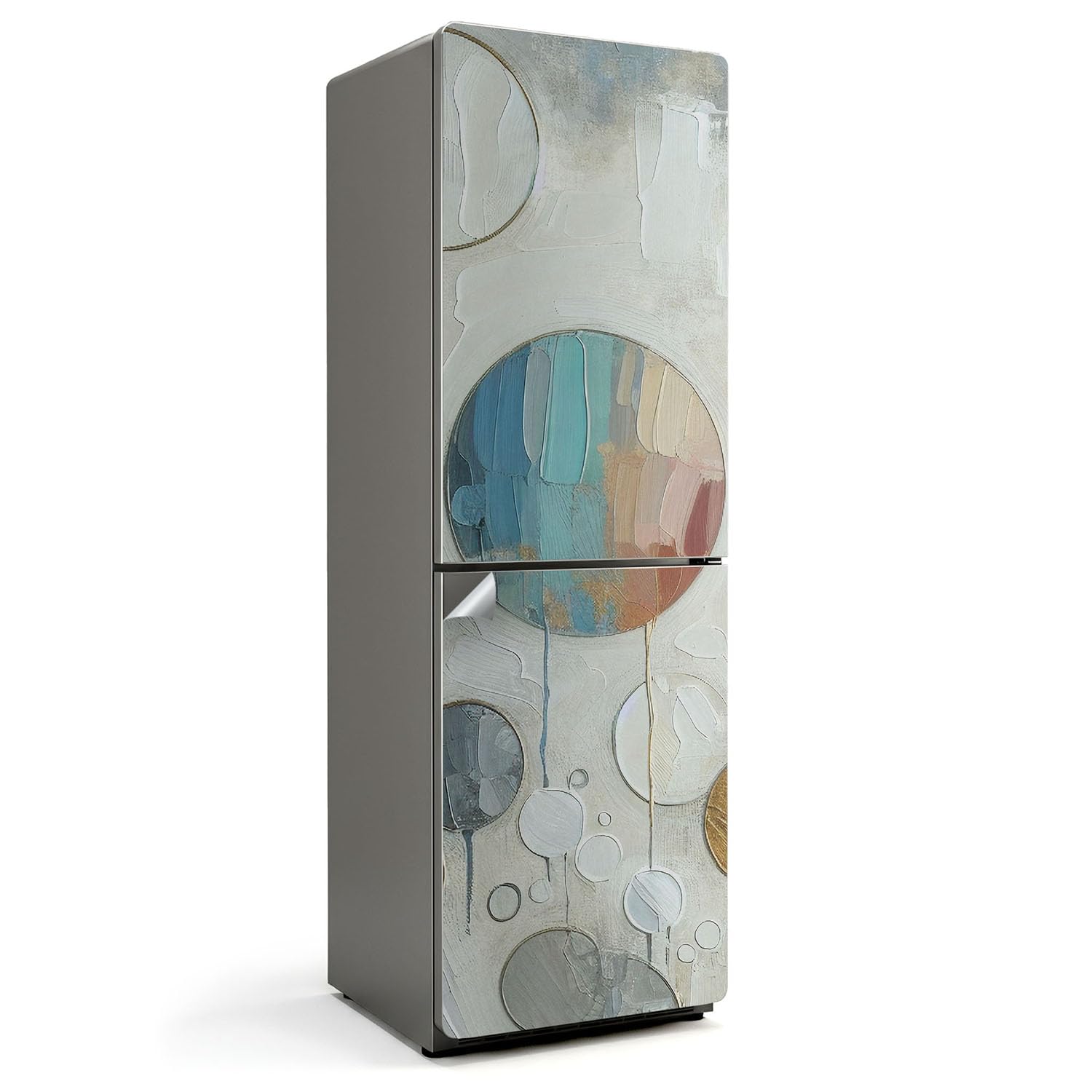 Décalcomanie pour cuisine 60x190 cm style cercles abstraits premium