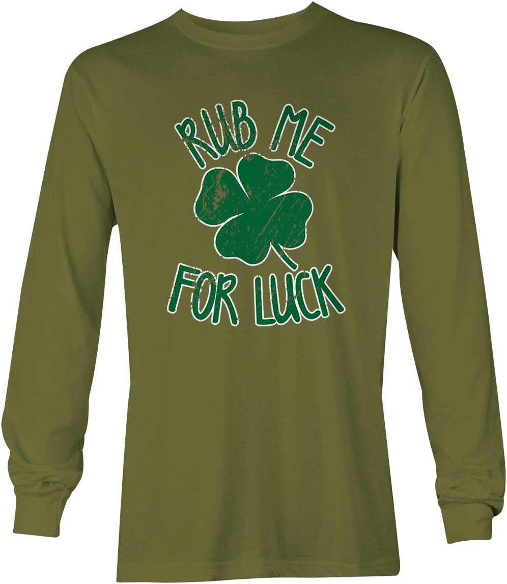 Tcombo Rub Me for Luck - St Patrick's Day Unisex Long Sleeve Shirt