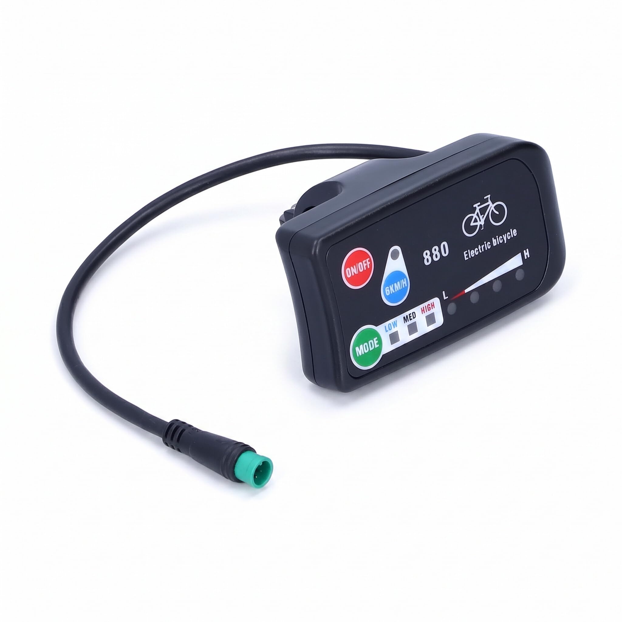 Topiky per Display KTLED880, Display Universale per Bici elettrica 36V/48V, Display a Colori per Bicicletta elettrica, Sport in Bicicletta all'aperto