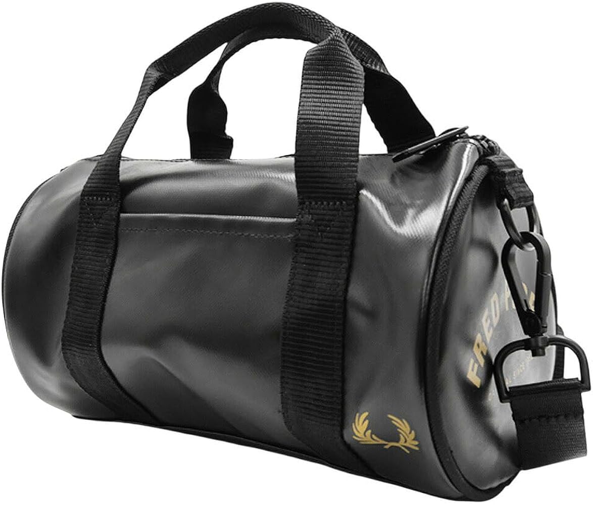 Amazon | [フレッドペリー] メンズ ミニバレルバッグ L1400 TONAL