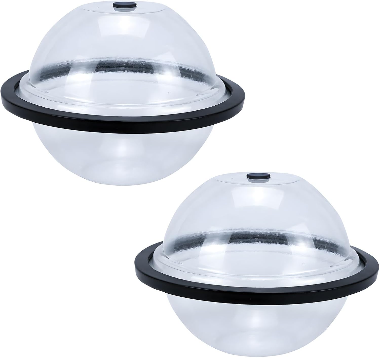 Large Capacity Ice Ball Mold for Bathtub Made PET Materials to Keep Water Cool and Refreshing for Relaxing Bath Globular Freezing Block Maker