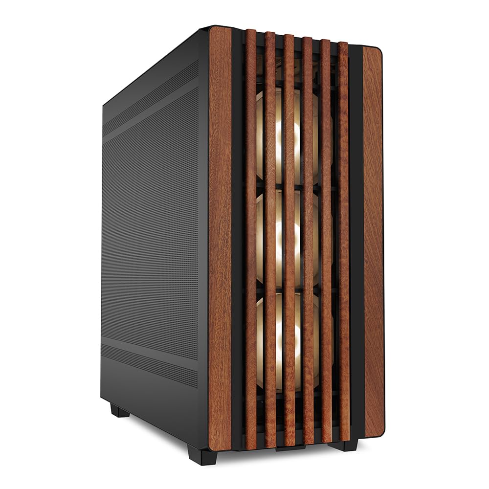 SHARKOON KASA MID TOWER PSUSUZ 4XFAN REBEL C70M RGB BLACK