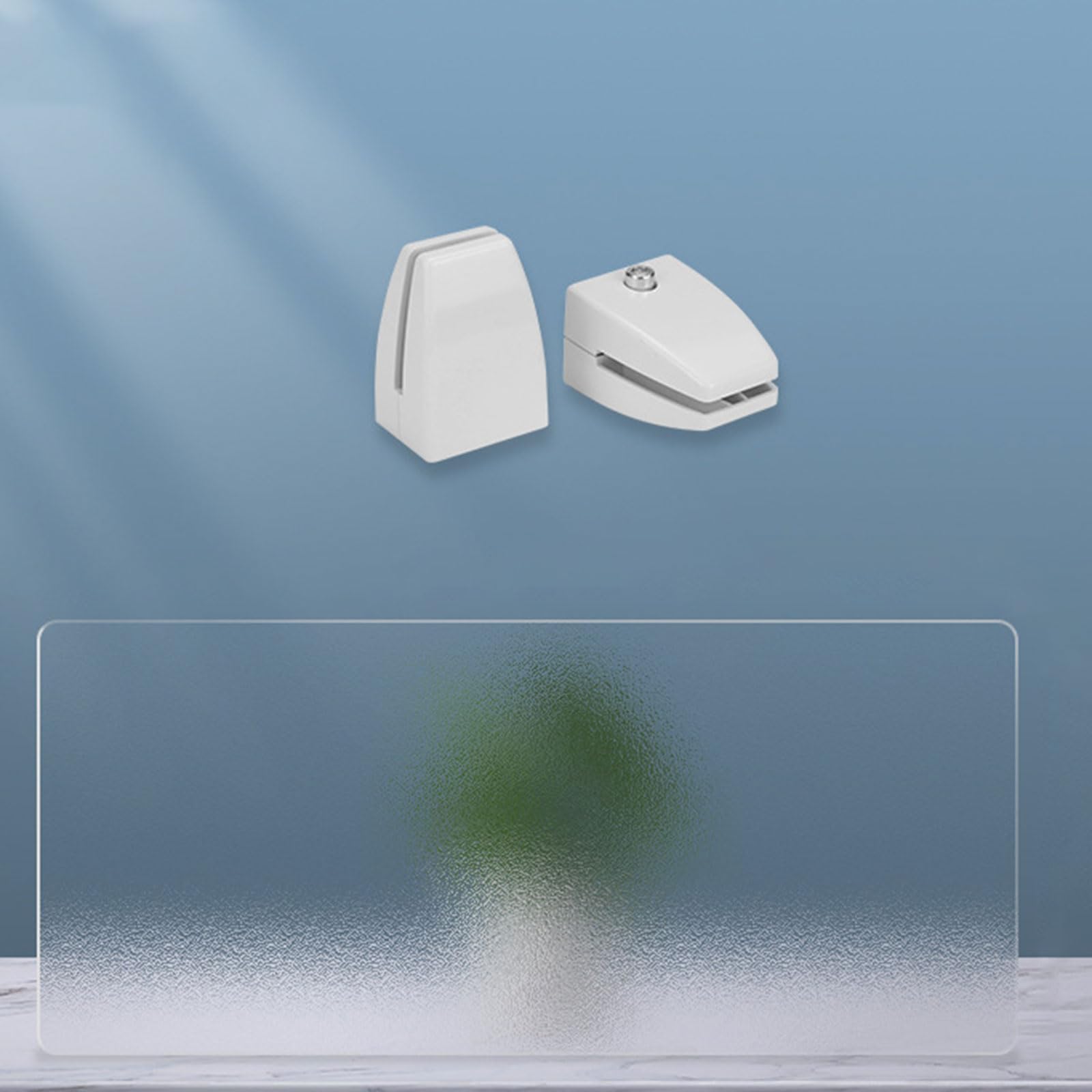 Wansiman Office Desk Partition,Desk Divider Frosted,Acrylic Desktop Privacy Panels,Smooth Edges,not Easy To Deform,Easy To Assemble,suitable For Office And Modern Home Study Rooms And Libraries.