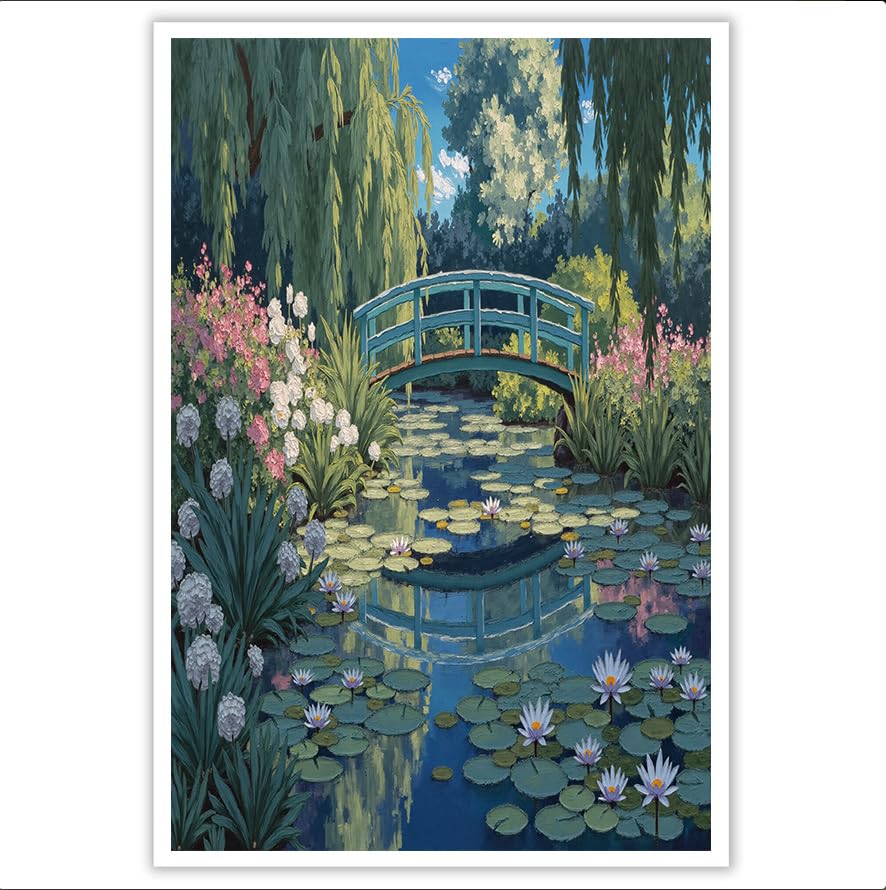 Decoración de pared con pintura al óleo de 60x90 cm para salones modernos 1
