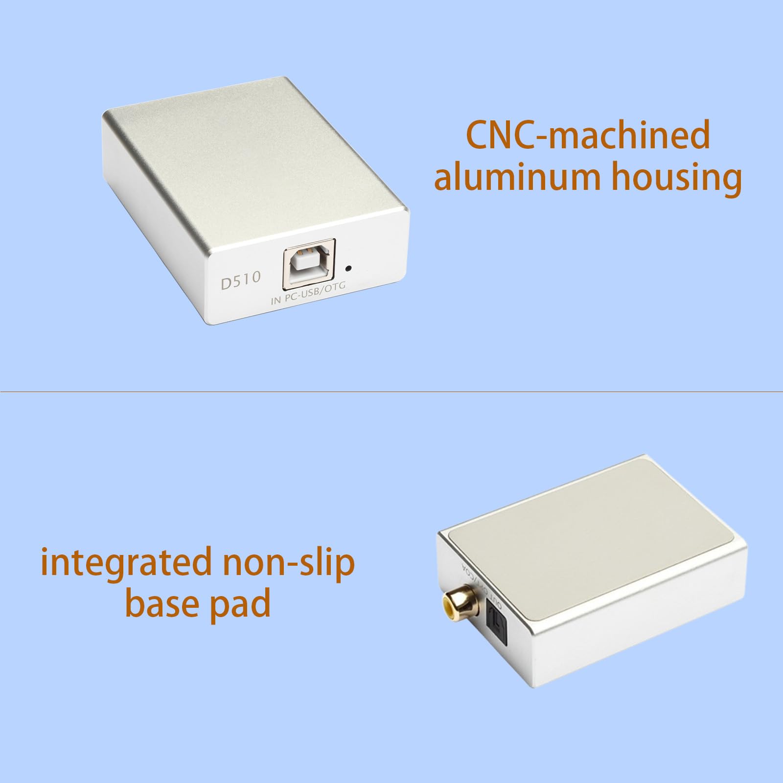 Adaptador de audio coaxial USB a SPDIF óptico, WAV FLAC APE MP3, decodificación USB a Toslink, convertidor digital coaxial para computadora, laptop, PC, Mac, smartphone, PS5, consola de juegos, no