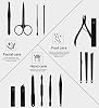 QLNE Manicure and Pedicure Set (Red)