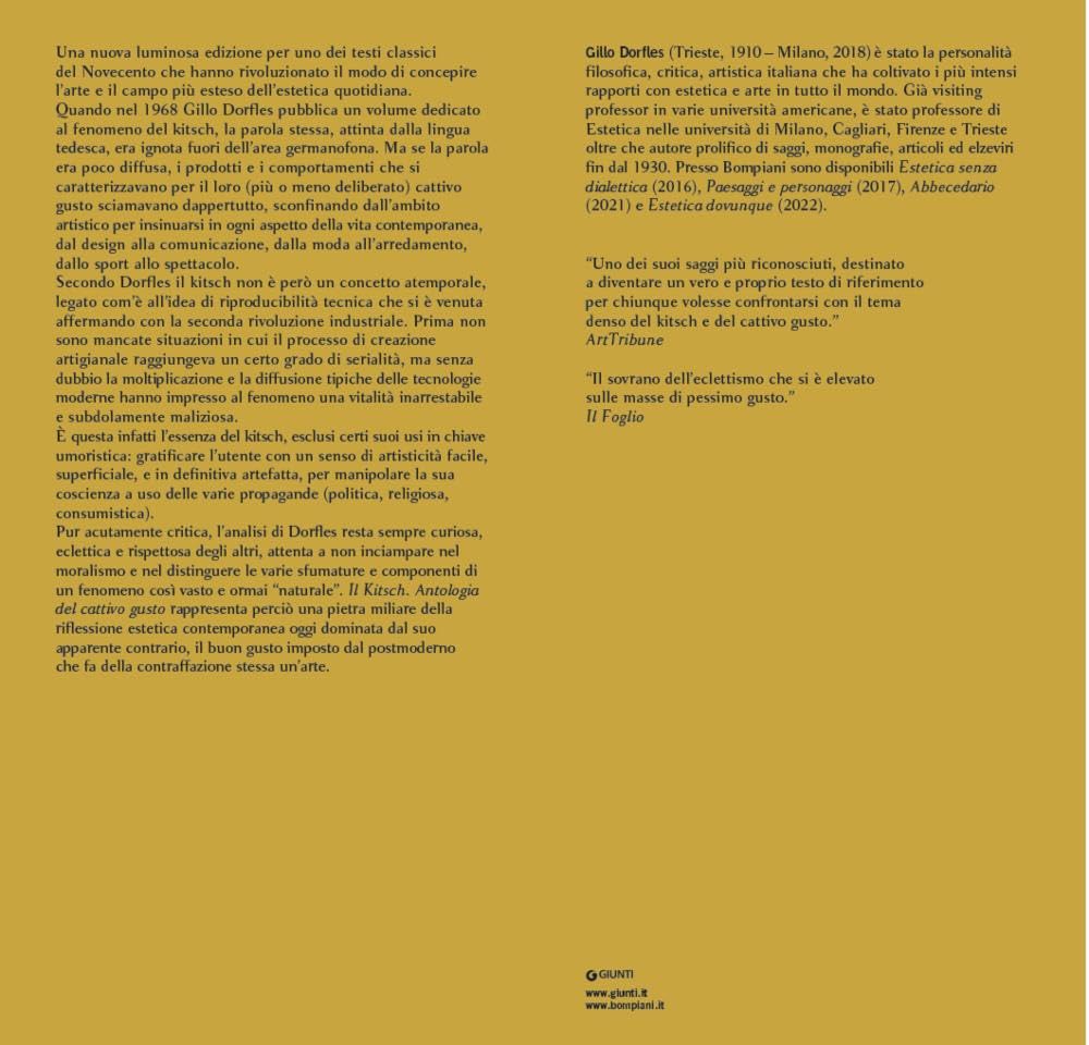 Il Kitsch. Antologia del cattivo gusto. Ediz. a colori