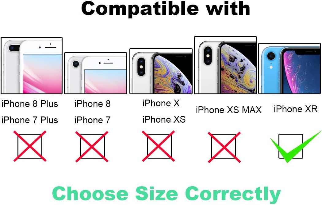 Dimaka Case for iPhone XR, Green Leaver Floral Flowers Pattern iPhone XR Case,Resistance to Drop Protective Case(127, iPhone XR)