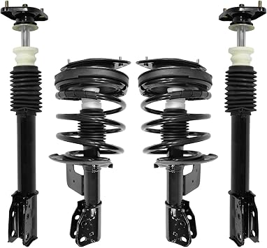 Front & Rear Quick Complete Strut Assemblies & Shock Absorbers Replacement for 1986-1990 Oldsmobile Delta 88 Set of 4