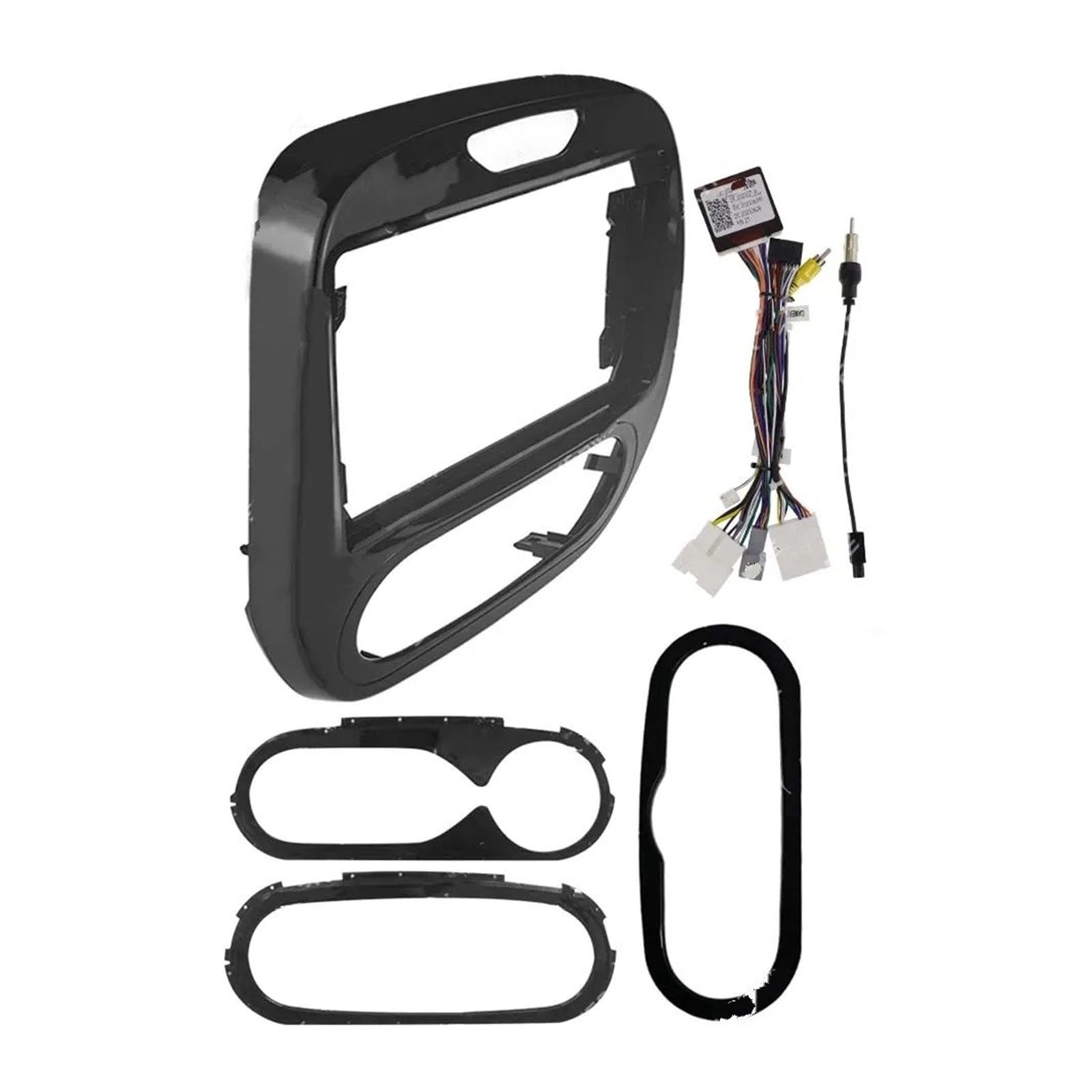 Radio Panel Set Para Para QM3 2014 2015 2016 2017 2018 Marco Coche Adaptador Fascia Caja Canbus Decodificador Android Radio Dash Kit Panel Ajuste Fascia Marco