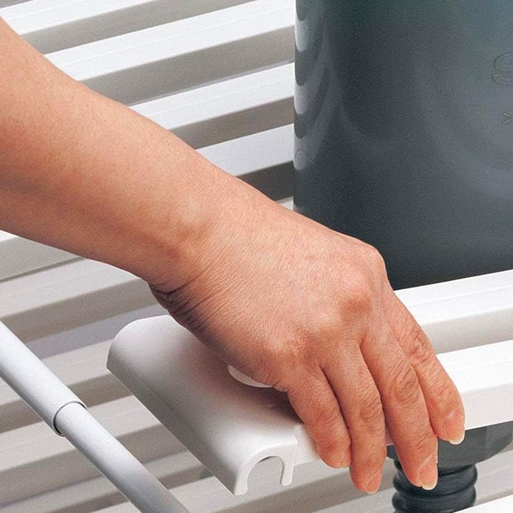 Avilia Scaffale Sottolavello con 2 Ripiani, Organizzatore Cucina e Bagno, Multifunzione, Alluminio Bianco 31x49.8x7cm