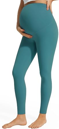 JOYSPELS Womens Maternity Leggings Over The Belly Workout Soft Compression Pregnancy Yoga Pants