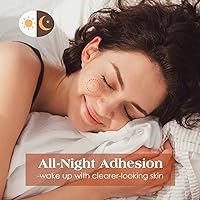 Vista 6 de AUSLKA Parches de imperfecciones -175 parches - Puntos hidrocoloides - Parche de manchas - Calcomanías para espinillas, para parche de cubierta