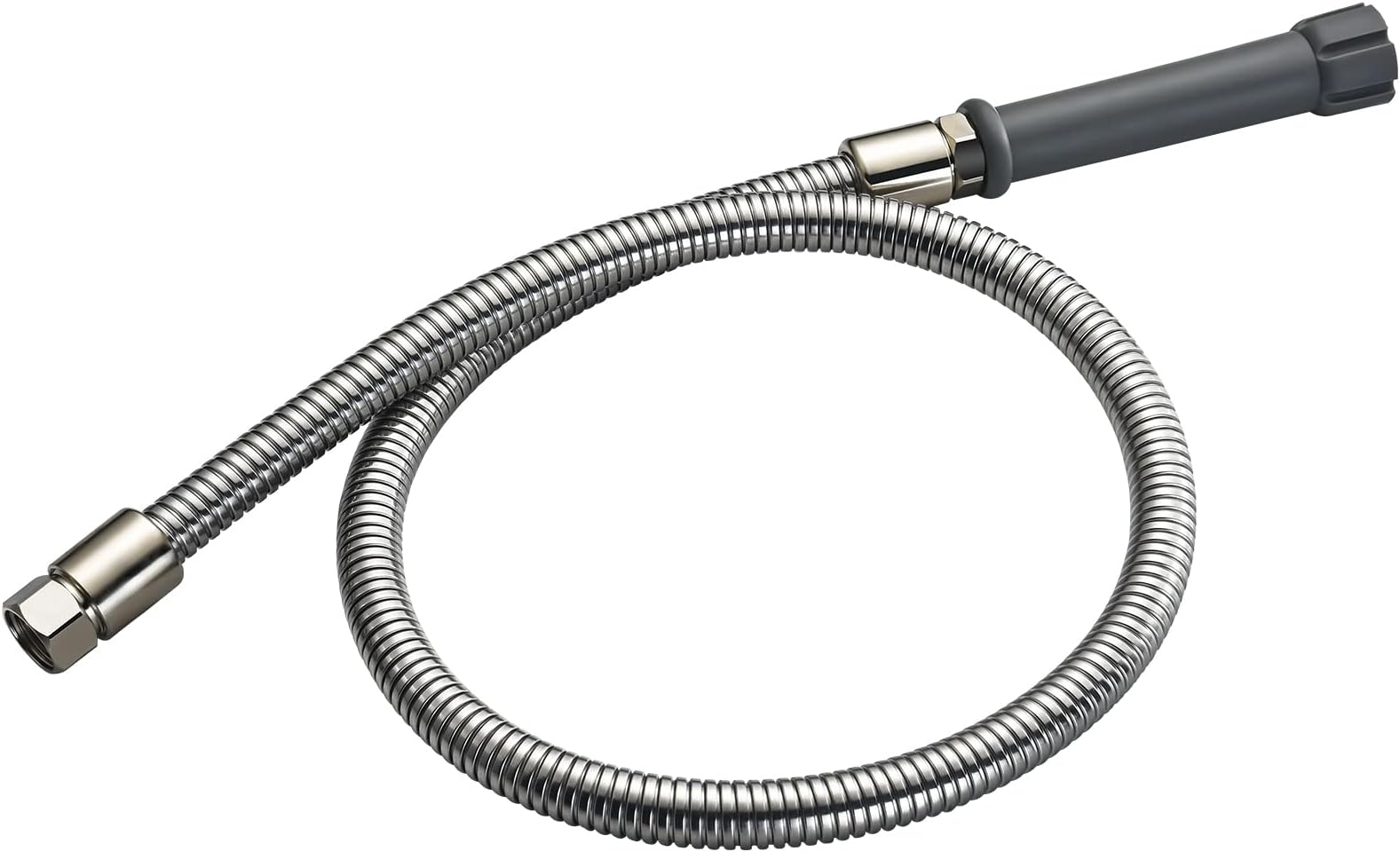 Replacement B-0044-H Pre-Rinse Hose for T&S Brass, 44 Inches Flexible Stainless Steel Hose with Heat Resistant Handle