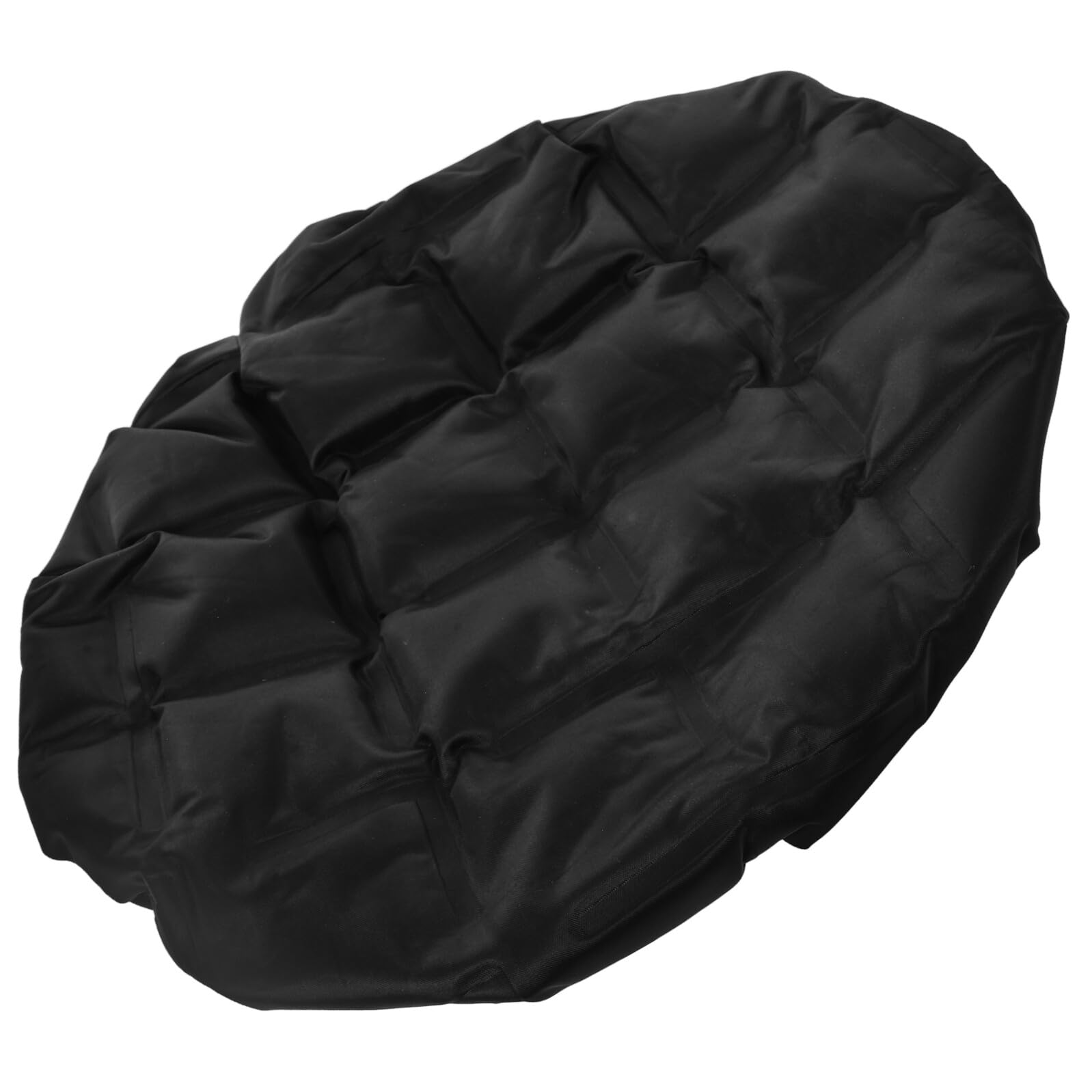ERINGOGO Schwarze Spa Duschhaube aus Gel für Haare Wärme und Kälteverwendbare Haarfärbekappe mit Bequemem Sitz für Salon und Haarpflege