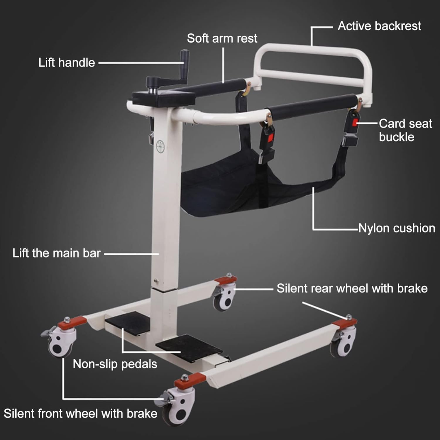 Buy Patient Lift Wheelchair for Home, Bathroom Shower Wheelchair