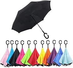 Double Layer Umbrella UV Protection Rain Outdoor Car Umbrella for Women Men (Multicolour)