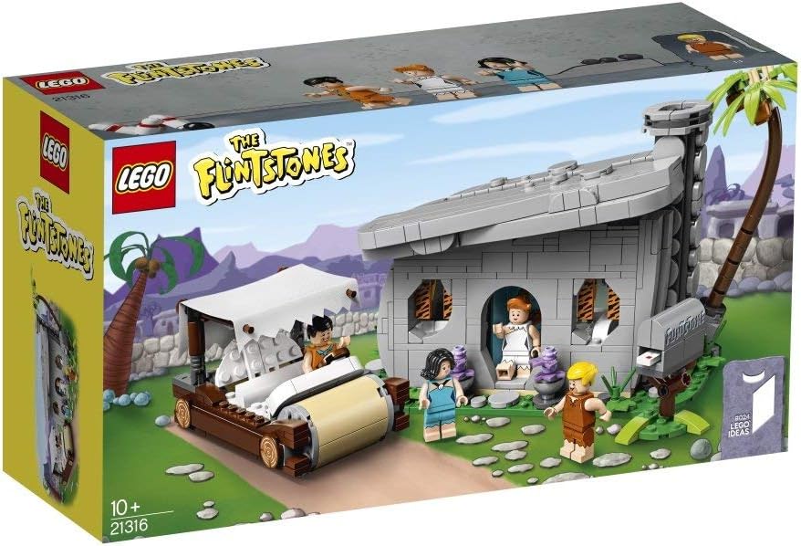 21316 Ideas The Flintstones Home and Footmobile Collectible Building Set
