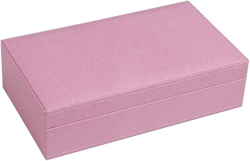 Miniatura 2 de Silverman & Co. Juego de dominó blanco grande doble 6 - Estuche rosa