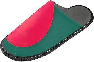 Women's House Slippers Fuzzy Bangladesh Flag Memory Foam Slides Fluffy Bedroom Shoes US Size 4-5