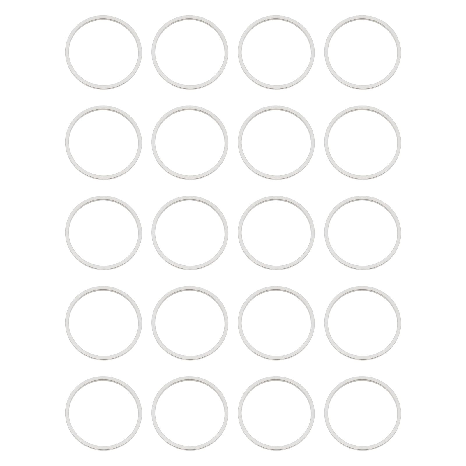 AS Axis Spindleon 20Pcs Reducing Ring 22.2mm to 20mm Compatible with Circular Saw Blades Stainless Steel Adapter for Arbor Fit Precision Cutting
