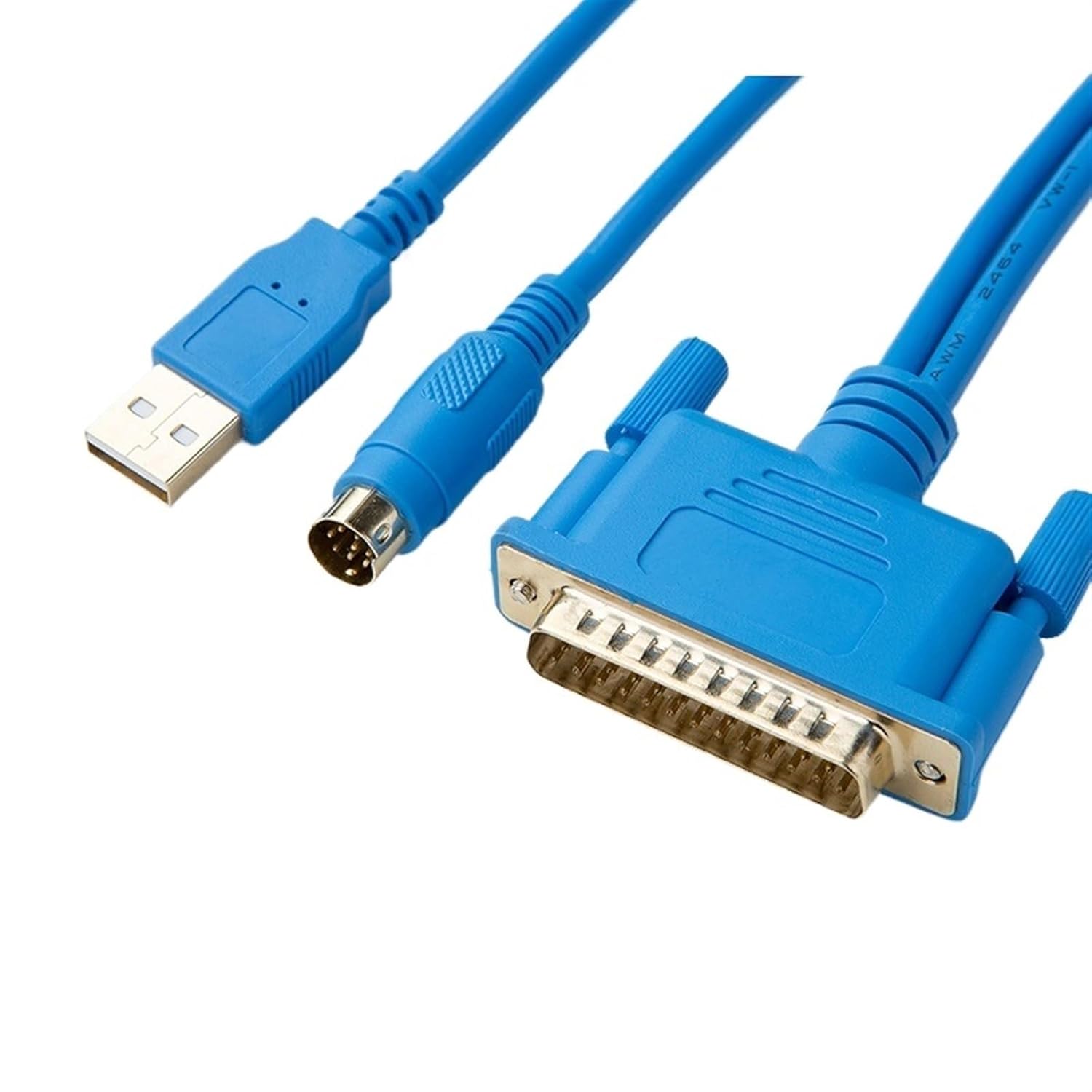 USB-SC09 is Suitable for FX1N/2N/1S/3U/A Series PLC Programming Cable Data Connection Download Cable(Gold Plated Connector)