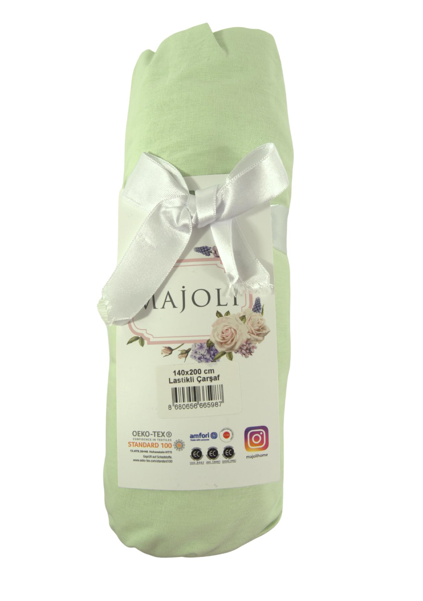 Drap-Housse 120x200 Coton Vert pour une Chambre Printanière