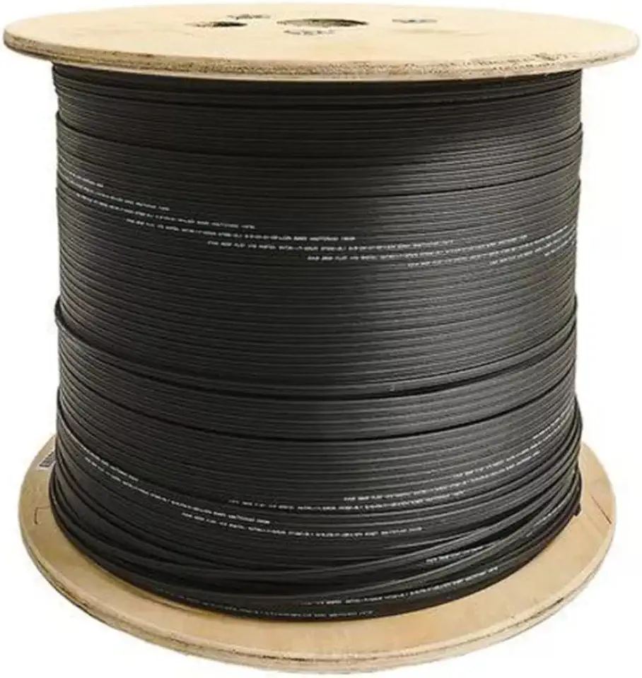 1000m Cabo Fibra Óptica Drop 1FO | Externo | Alta Resistência | Baixa Atenuação