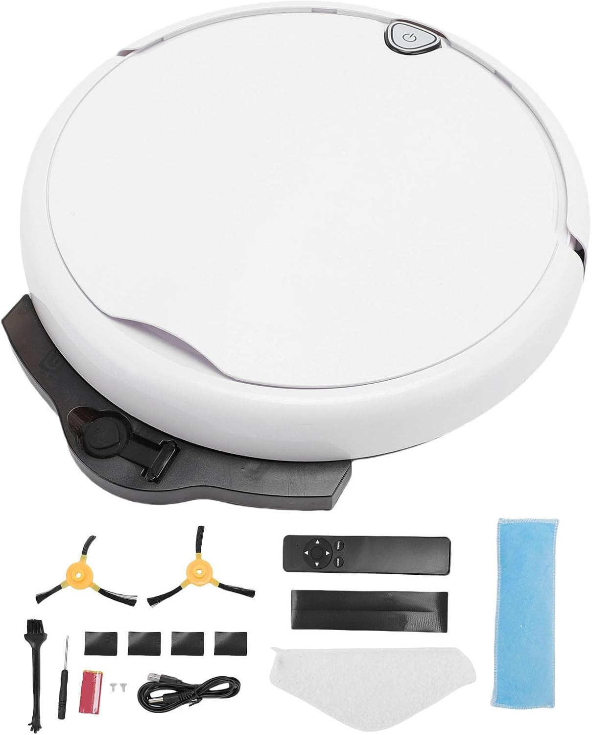 Fafeicy Robot Vacuum Cleaner 2800Pa Strong Suction Multi Function Automatic APP Remote Control USB Rechargeable Robot Vacuum Suitable for Home Office