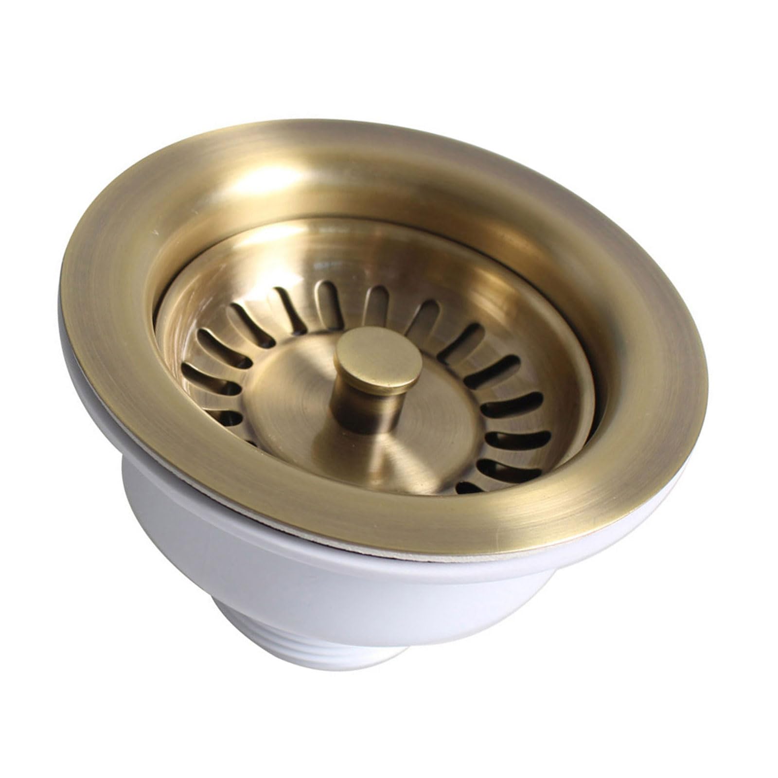 Kalttoy Multicolor European-Style Steel Sink Drain, Bathroom & Kitchen Erosion-Resistant Design, Simple Setup Strong Bathroom Drain