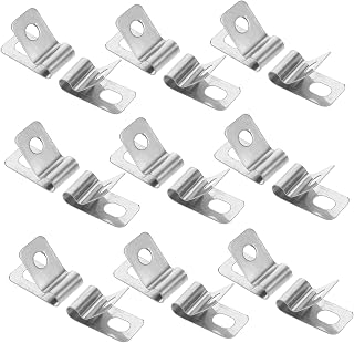100pcs Stainless Steel T Post Fence Clips for Welded Wire