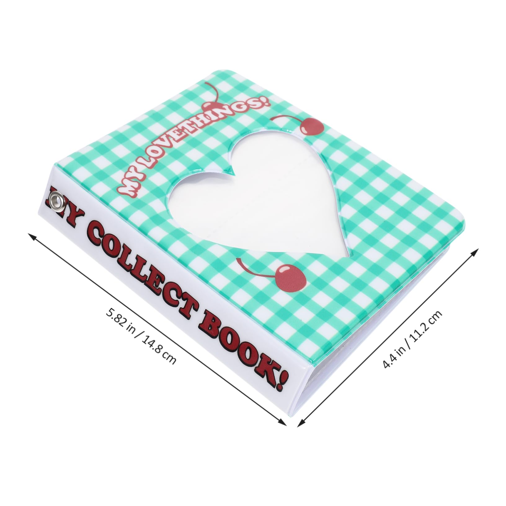 Cabilock Picture Album Book Diy Photo Scrapbook for Boys and Girls Family Travel Wedding Pvc Material Small Photo Album Window