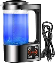 Hydrogen-Rich Water Generator SPE and PEM Technology + Large-Capacity Constant Temperature Portable Hydrogen Water Machine Smart LED Healthcare Cup Hydrogen Content up to 1500 PPB