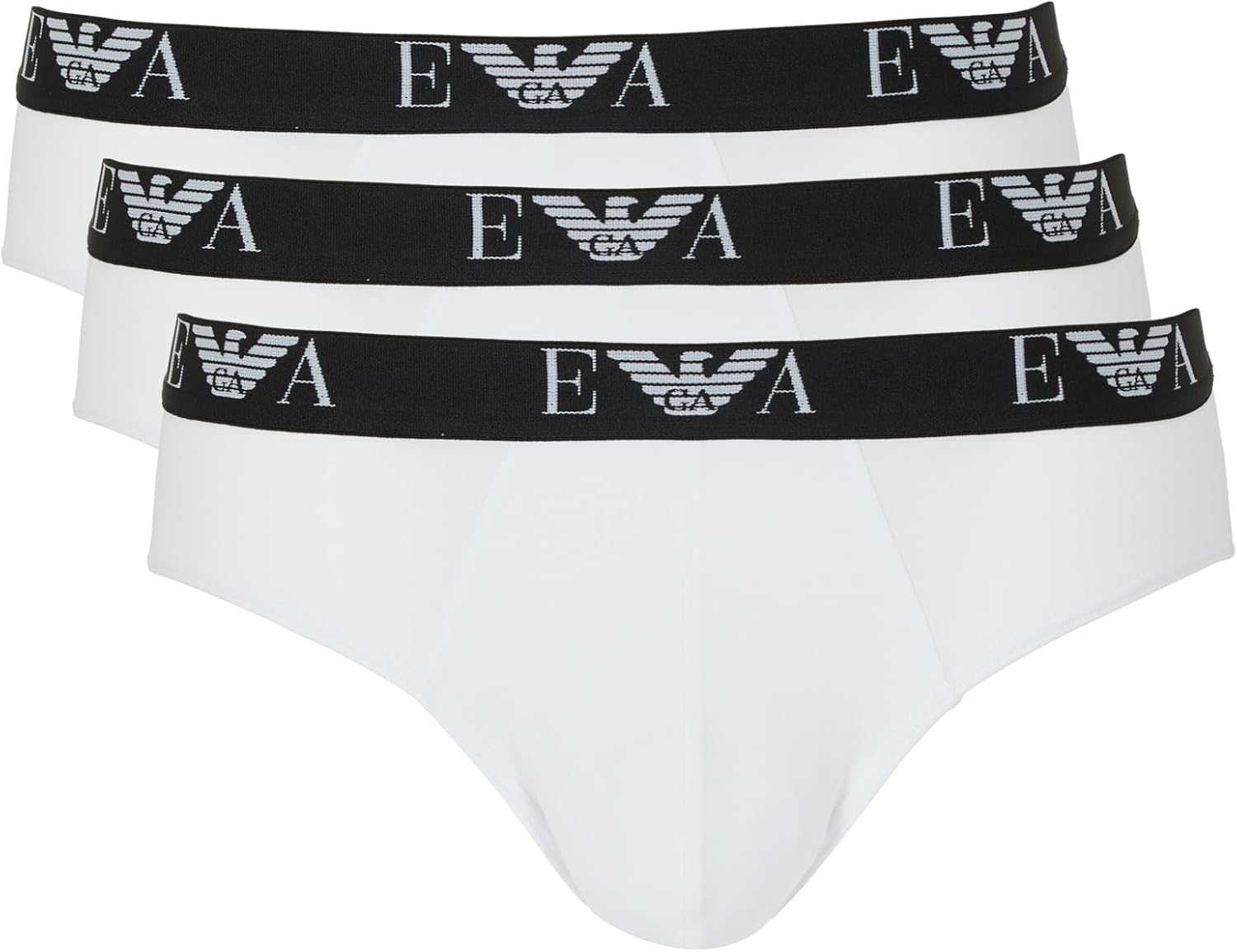 Emporio Armani mens Men's Bold Monogram 3-pack Brief - Image 6