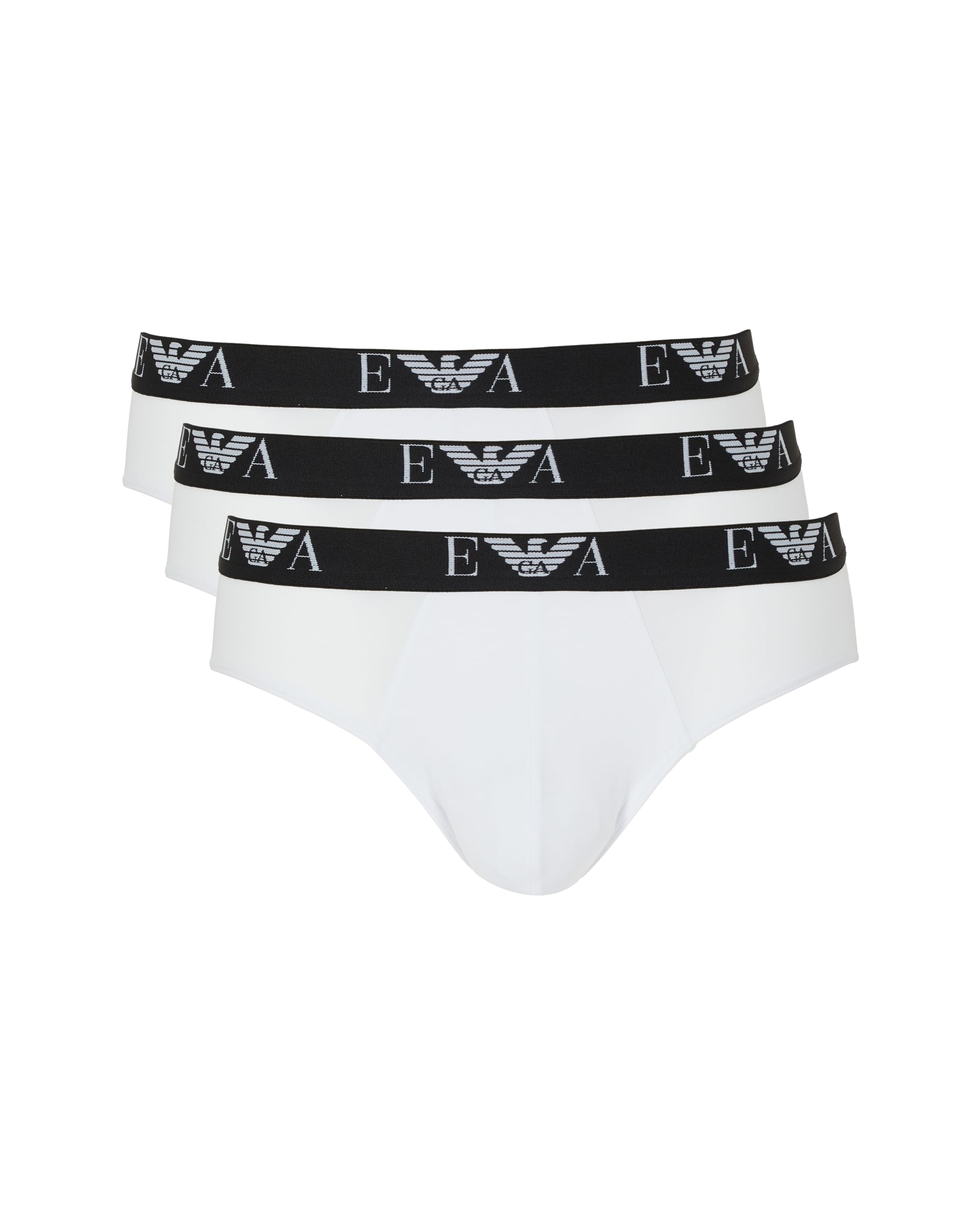 Emporio Armani Bold Monogram 3-Pack Brief Mutande da Uomo Uomo (Pacco da 3)